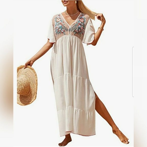 Swim Kaftans Long Swimsuit Cover Up Caftan Beach Dres Poshmark